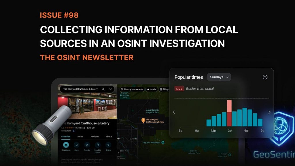 The OSINT Newsletter – Issue #98