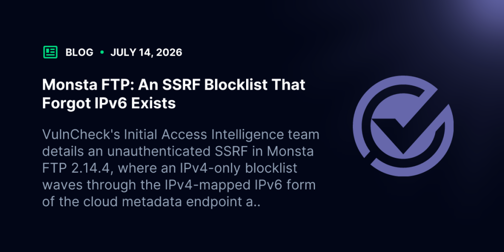 Monsta FTP: An SSRF Blocklist That Forgot IPv6 Exists | Blog